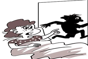 Bắt được trộm nhờ… ngủ nướng