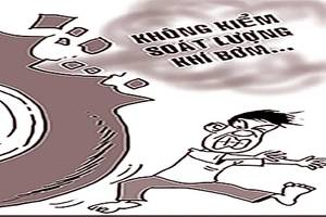 Chết khi bơm lốp xe tang