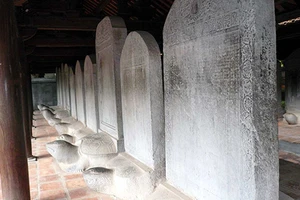 Công nhận bia tiến sĩ tại Văn Miếu là bảo vật quốc gia