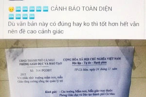 Chưa kiểm tra đã phát báo động bắt cóc trẻ em