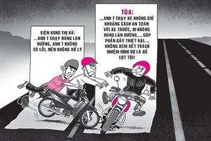 Kẻ sang đường bị tội, người ủi xe vô can