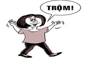 ‘Vui vẻ’ báo trộm 