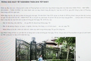 Người giàu Sài Gòn thuê dịch vụ trông nhà tết