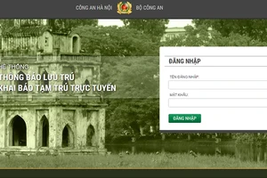 Hà Nội khánh thành hệ thống đăng ký lưu trú trực tuyến