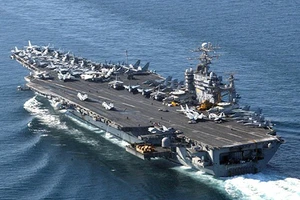 Tàu sân bay Mỹ rời biển Đông 