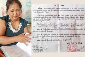 Án chưa có hiệu lực nhưng lại có quyết định thi hành