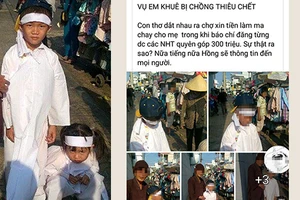 Vụ ‘Dắt hai cháu bé xin tiền…’: Một phụ nữ có họ hàng với chị Khê