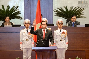 Tân Chủ tịch nước Trần Đại Quang: ‘Nguyện trung thành với Tổ quốc, nhân dân’
