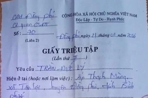 Người tố cáo phù phép đất rừng bị công an triệu tập nhiều lần