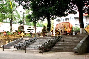 Tái tạo không gian trước thềm điện Kính Thiên