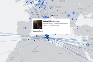 Facebook ra mắt bản đồ dành cho Live video 