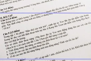 Đề thi... phi giáo dục!