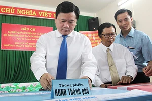 TP.HCM: 99,36% cử tri bỏ phiếu
