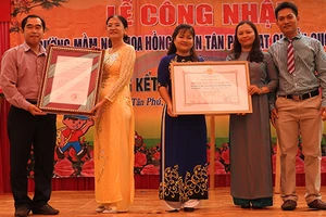 Thêm một trường mầm non đạt chuẩn quốc gia