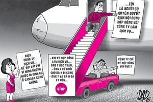 Kiện vì không được đi nước ngoài cùng chàng 