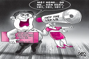 Trăm kiểu lập lờ tiếp thị 