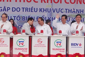 Khởi công dự án chống ngập lớn nhất TP.HCM