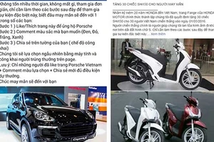 Cẩn trọng trò giả bán hàng để câu like