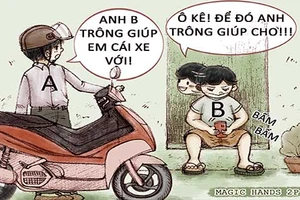 À Ra Thế kỳ 3: Trông giúp xe, có phải đền?