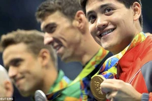 ‘Tiểu tướng’ Singapore khiến ‘dị nhân’ Phelps thán phục
