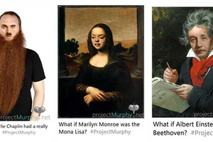 Rộ trào lưu ghép khuôn mặt với người nổi tiếng