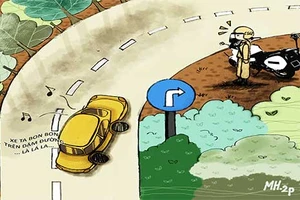 Tình huống kỳ 6: Vào đường cong phải bật xi nhan?