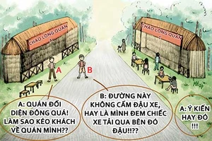 À Ra Thế kỳ 7: Cạnh tranh buôn bán, dùng xe chắn quán