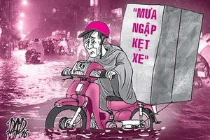 Sống chung với ngập nước kẹt xe