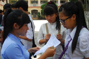 Thi THPT 2017: Vẫn trắc nghiệm môn toán