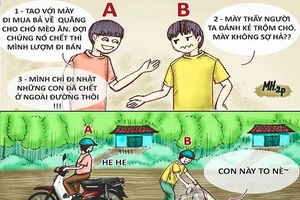 Tình huống kỳ 12: Đánh bả chó, kiếm tiền xài
