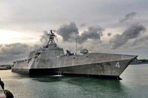 Tàu tác chiến ven bờ của Mỹ đến Singapore