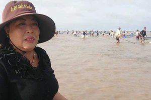 Cào nghêu giống tự nhiên, bị gọi là cướp 