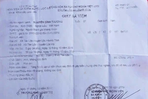 Đình chỉ điều dưỡng ‘chẩn đoán’ cụ ông mang thai