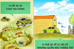 Kỳ 16: Tranh thủ bạn ngủ, lấy ô tô ‘dợt’ vài vòng