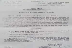 Chủ tịch TP Cà Mau khẳng định đi Nhật là vô tư