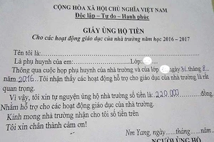 Phụ huynh bức xúc vì… ‘năn nỉ’ nhà trường nhận tiền 