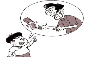 Bé vui vẻ ‘tố’ cha ăn trộm 