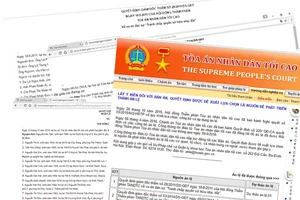 Công khai án trên mạng: Dân dễ tiếp cận, giám sát