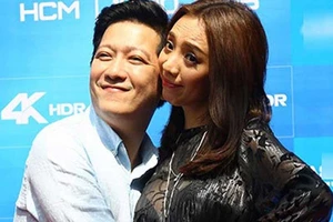 Thu Trang, Trường Giang không ngại đeo mặt nạ