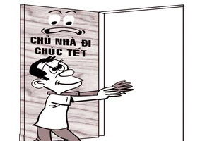 Kẻ trộm canh người đi chúc Tết 