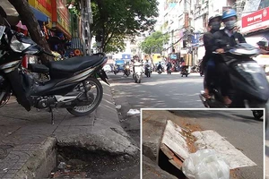 Hết mùa ngập, đến mùa… cống thối