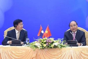 Thủ tướng Việt - Lào họp Ủy ban liên Chính phủ