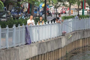 Nạn câu cá tái diễn ở kênh Nhiêu Lộc 