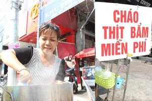 ‘Cháo thịt bằm miễn phí’ của chị Linh