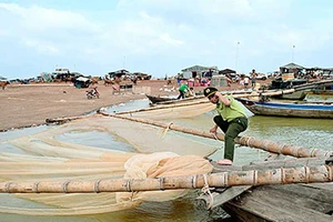Đánh bắt kiểu tận diệt trên hồ Trị An
