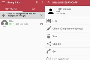 2 ứng dụng ghi âm cuộc gọi cho Android và iOS