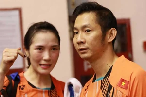 Vợ chồng Tiến Minh cùng vị trí hạt giống số 1