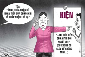 ‘Chồng tôi đưa tiền cho ai thì tôi quyết đòi người ấy!’