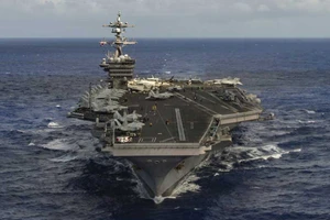 Mỹ điều siêu tàu sân bay đến bán đảo Triều Tiên