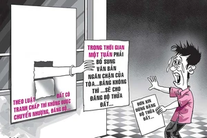 Bất lực trước yêu cầu của chi nhánh đất đai